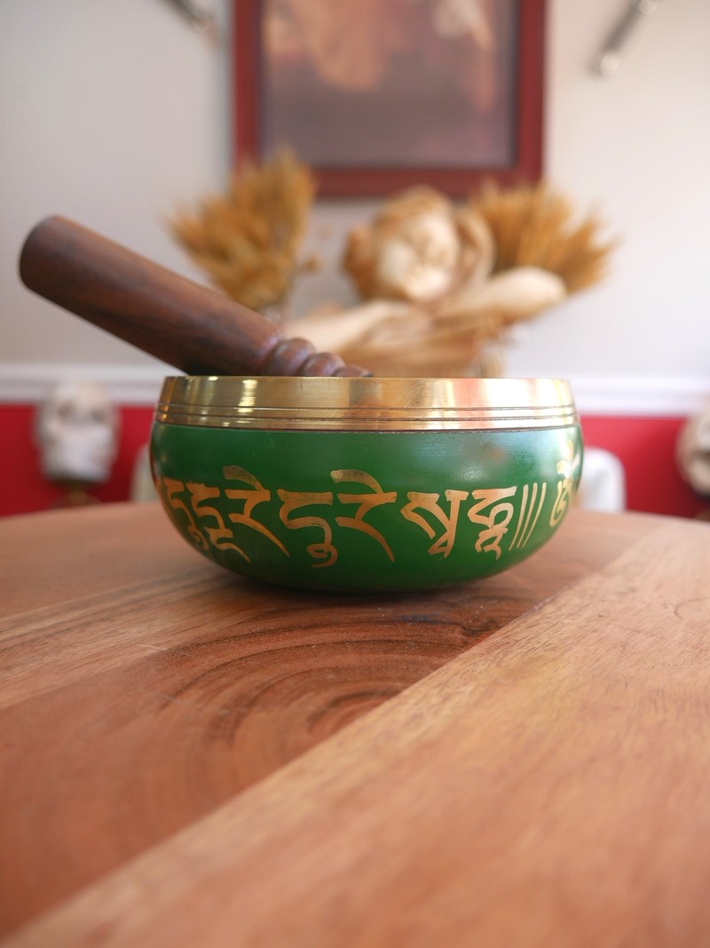 Green Tara Tibetan Singing Bowl