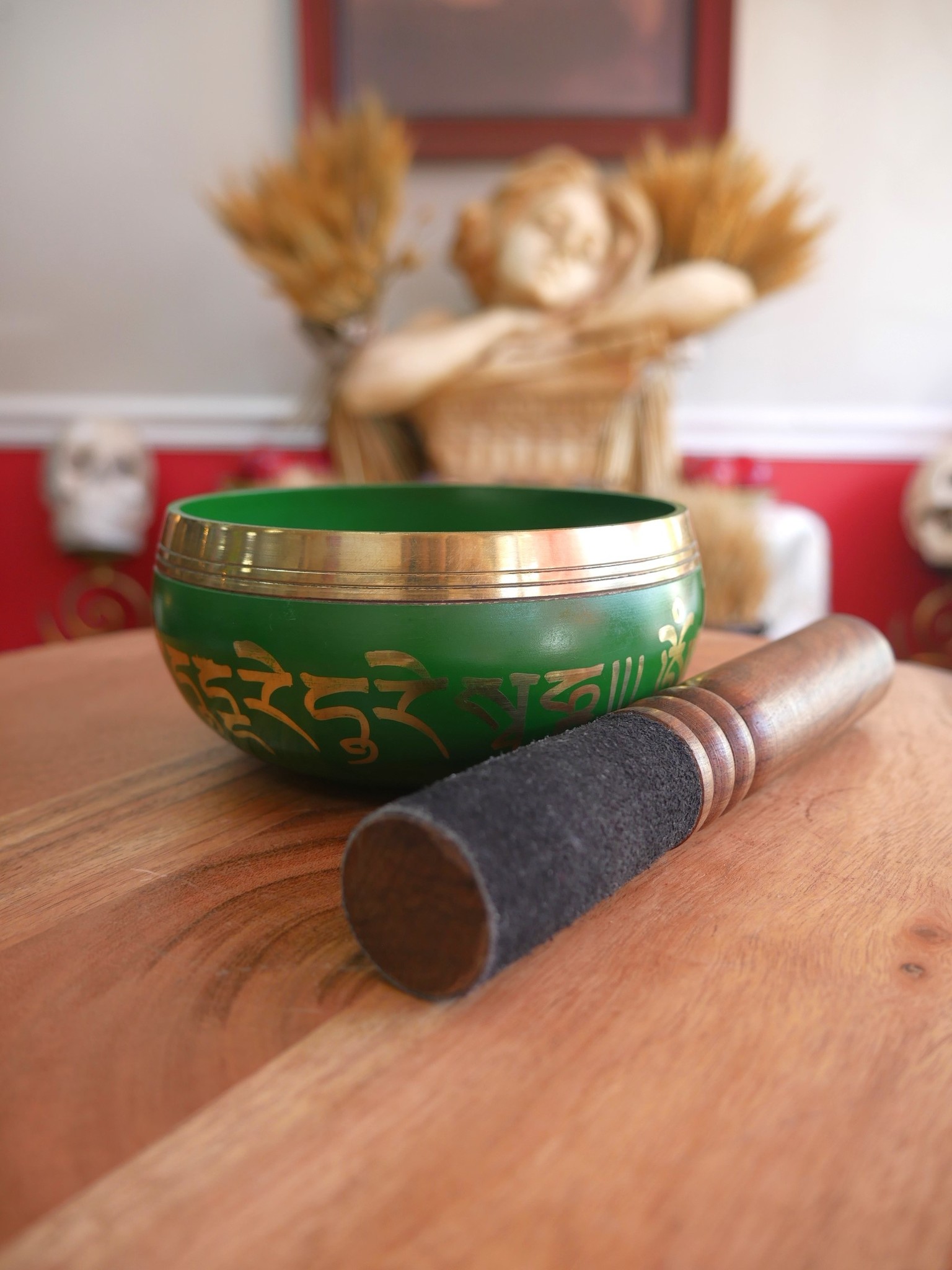Green Tara Tibetan Singing Bowl