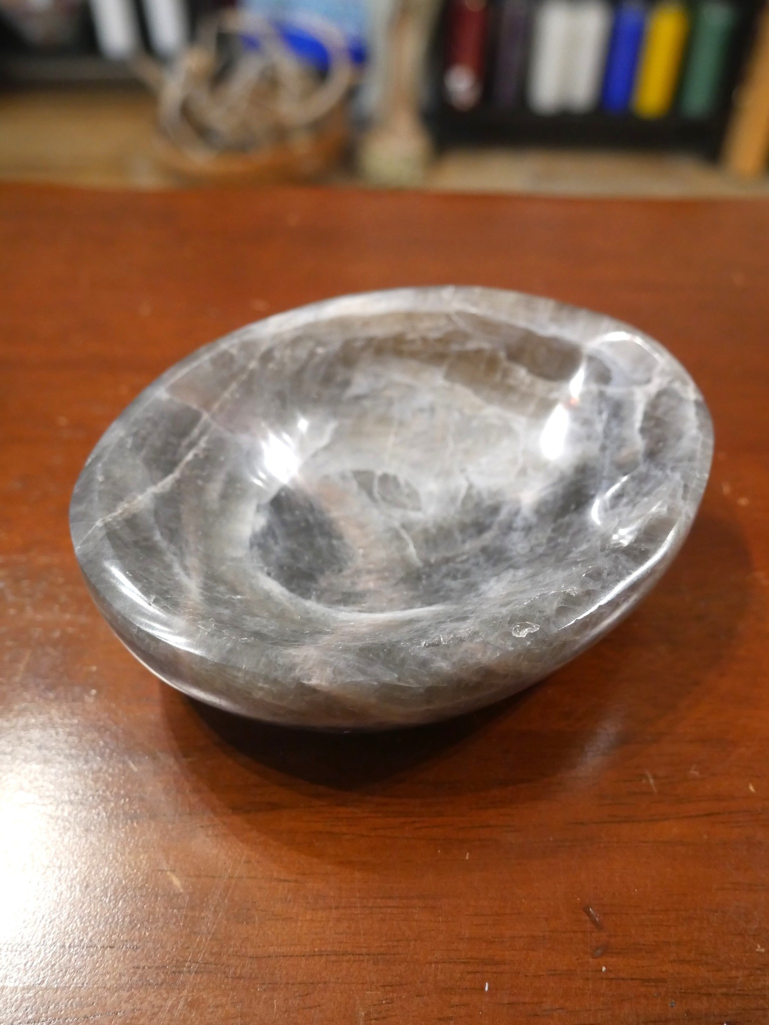 Black Moon Stone Offering Bowl