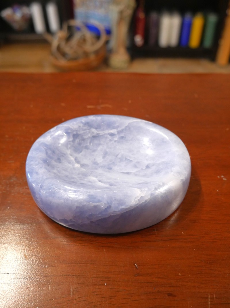 Blue Moon Stone Offering Bowl