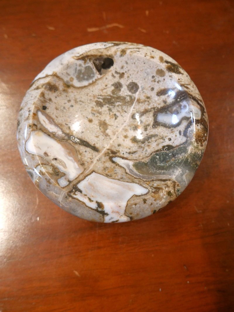 Medium Ocean Jasper Offering Bowl