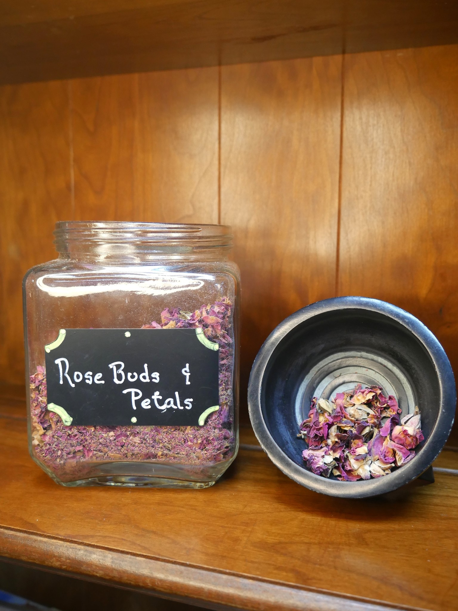 Red Rose Buds And Petals