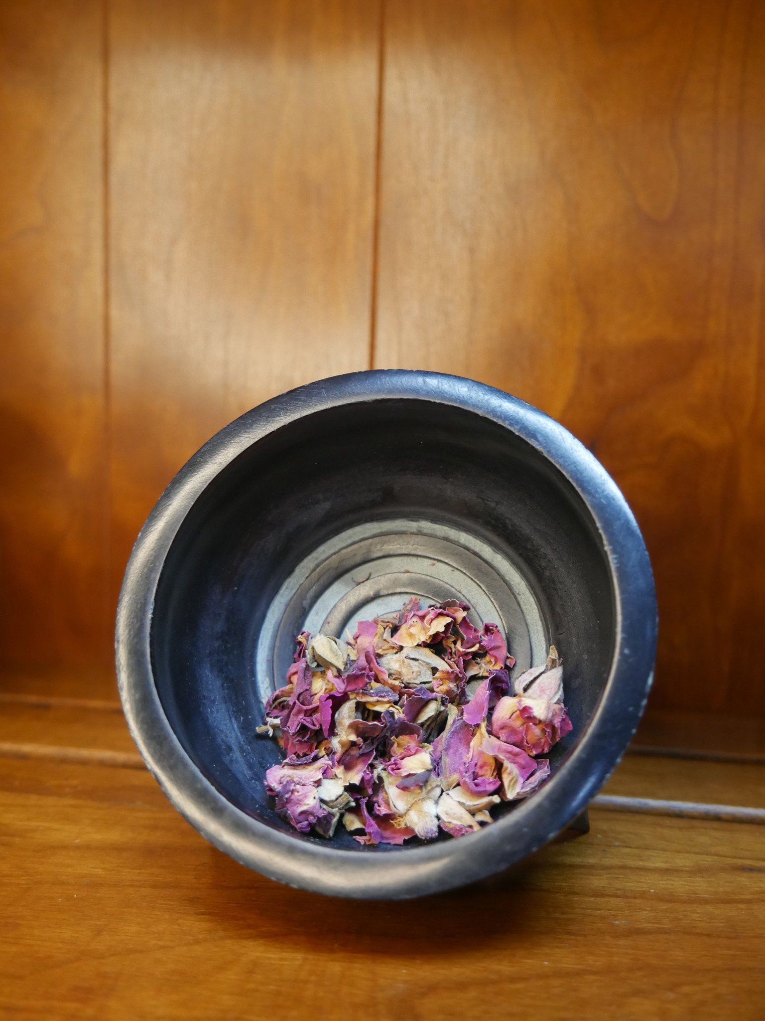 Red Rose Buds And Petals
