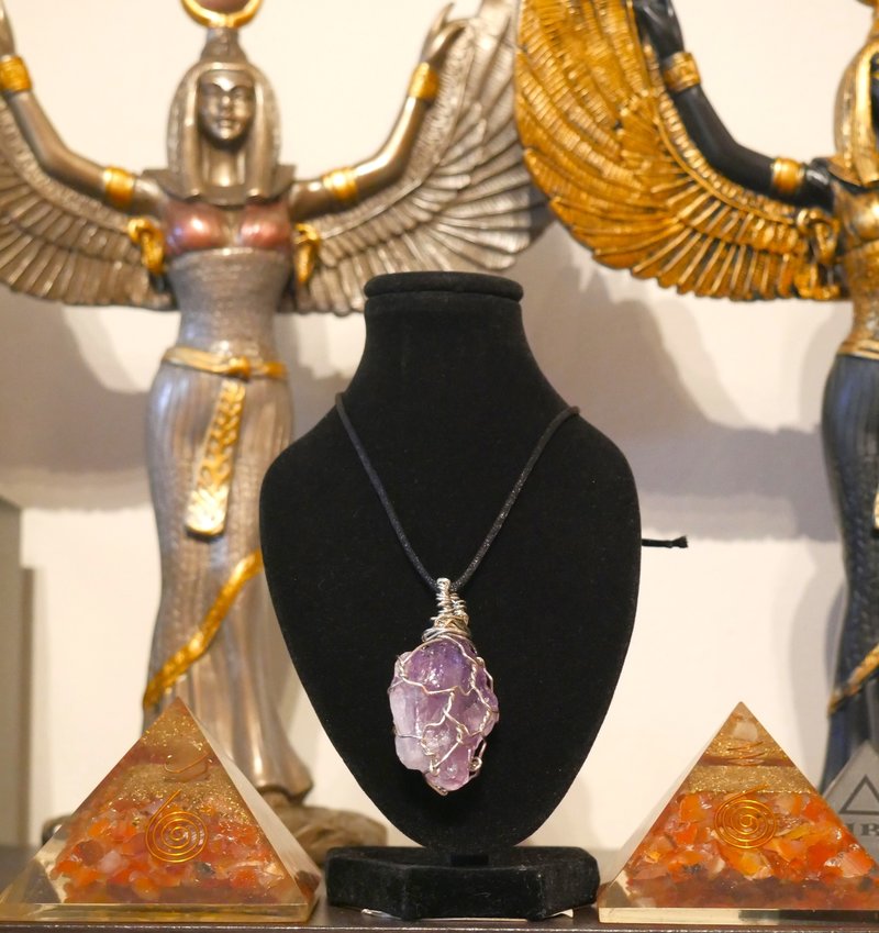 Amethyst Wrap Crystals 25