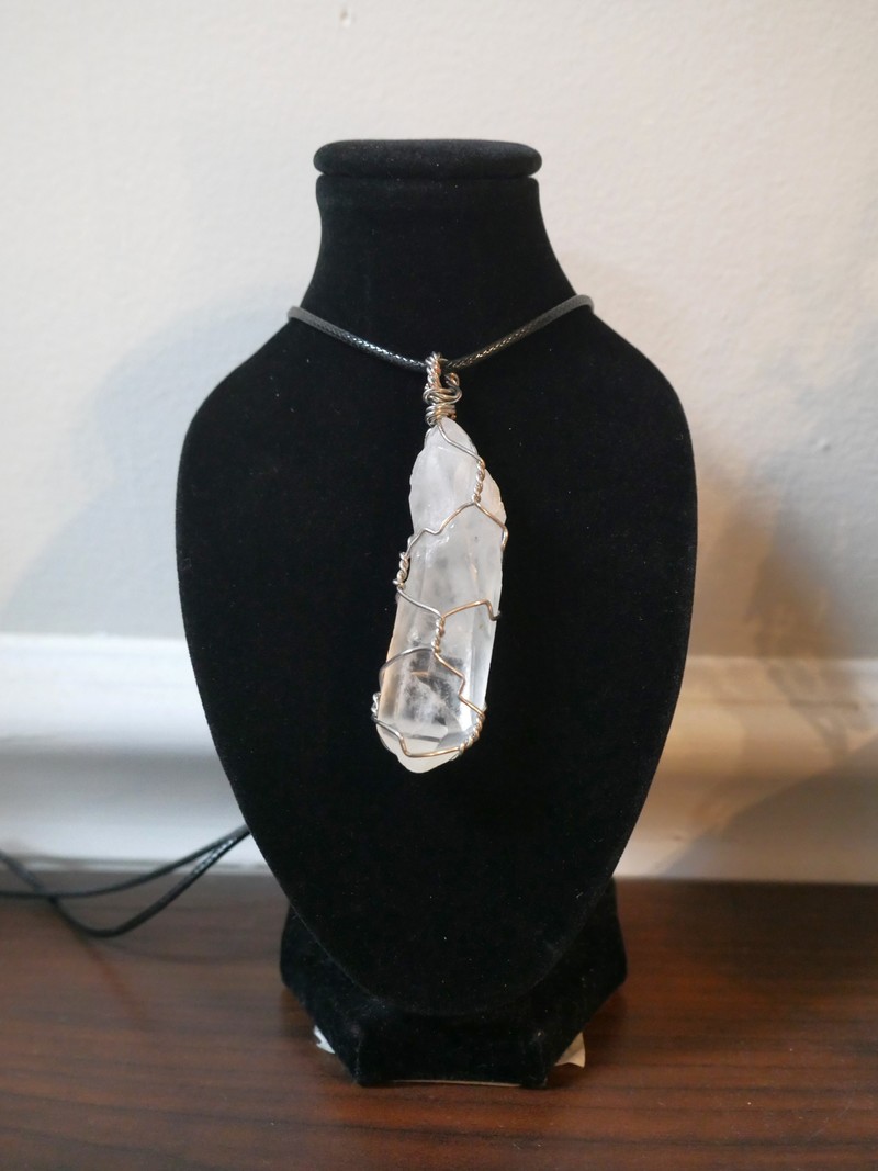 Wrapped Clear Quartz Crystal