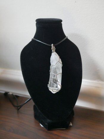 Wrapped Clear Quartz Crystal