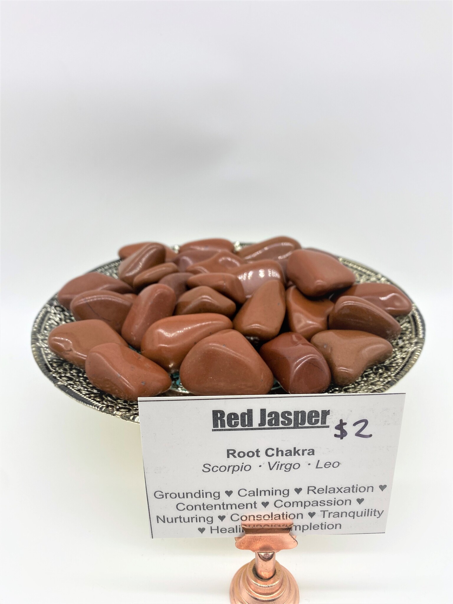 Red Jasper Tumbled Stone