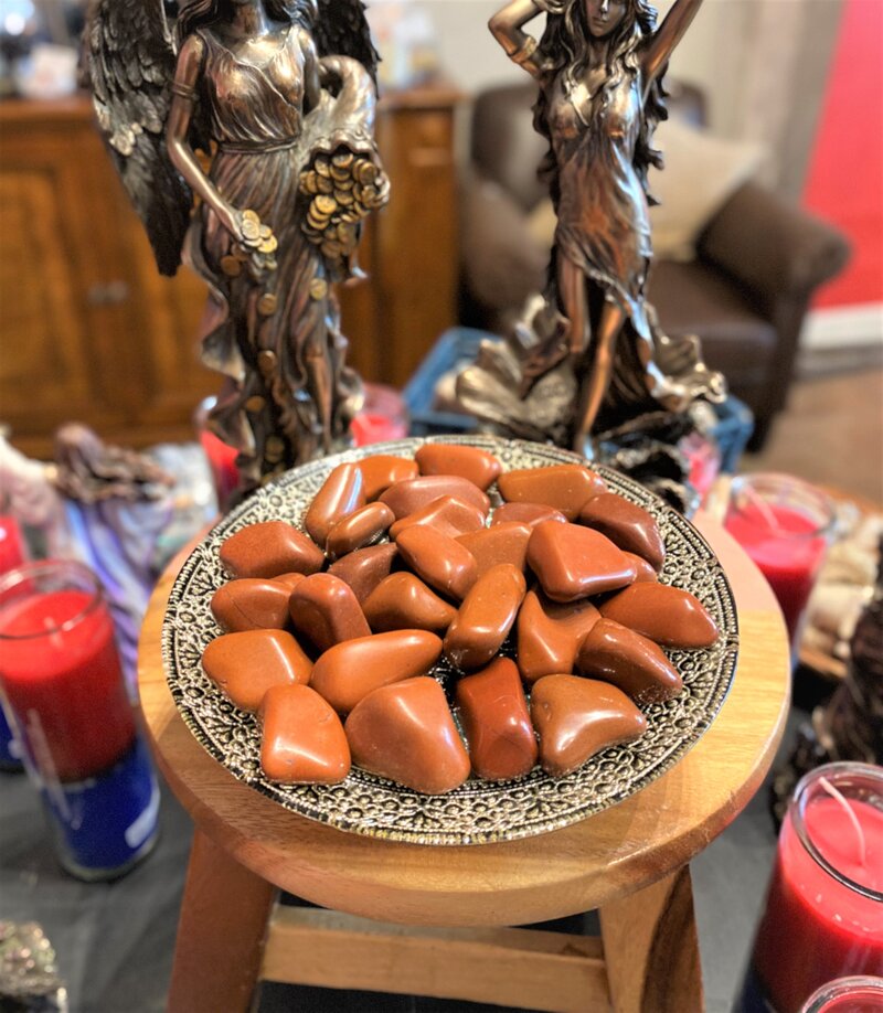 Red Jasper Tumbled Stone