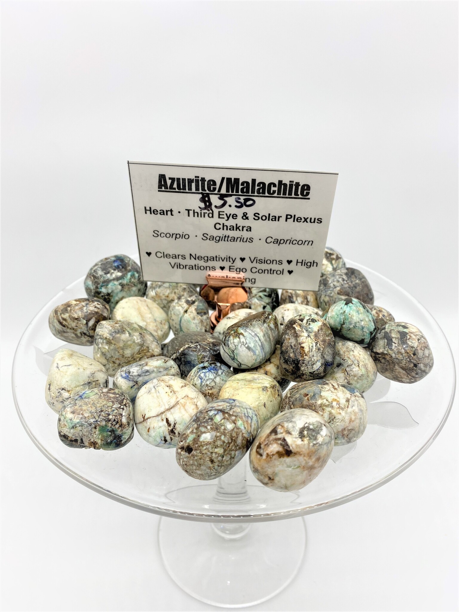 Azurite/Malachite Tumbled