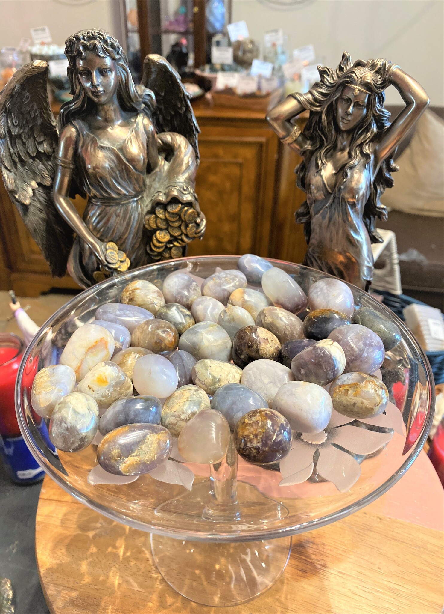 Purple Chalcedony Stone