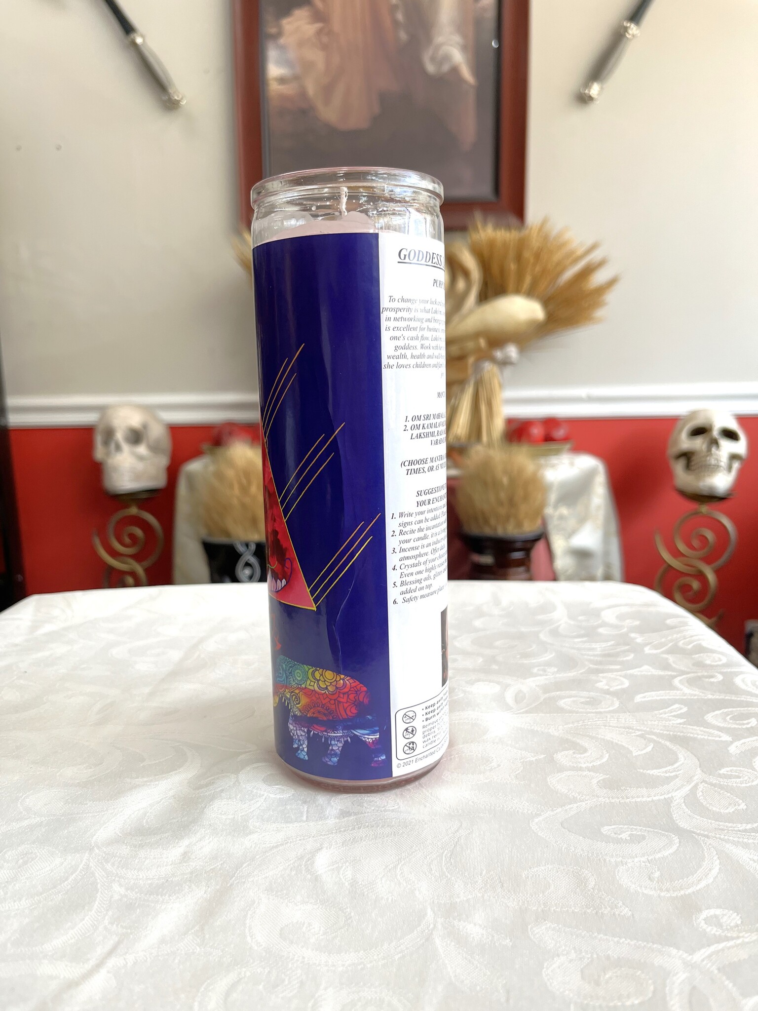 Goddess Lakshmi 7 Day Candle