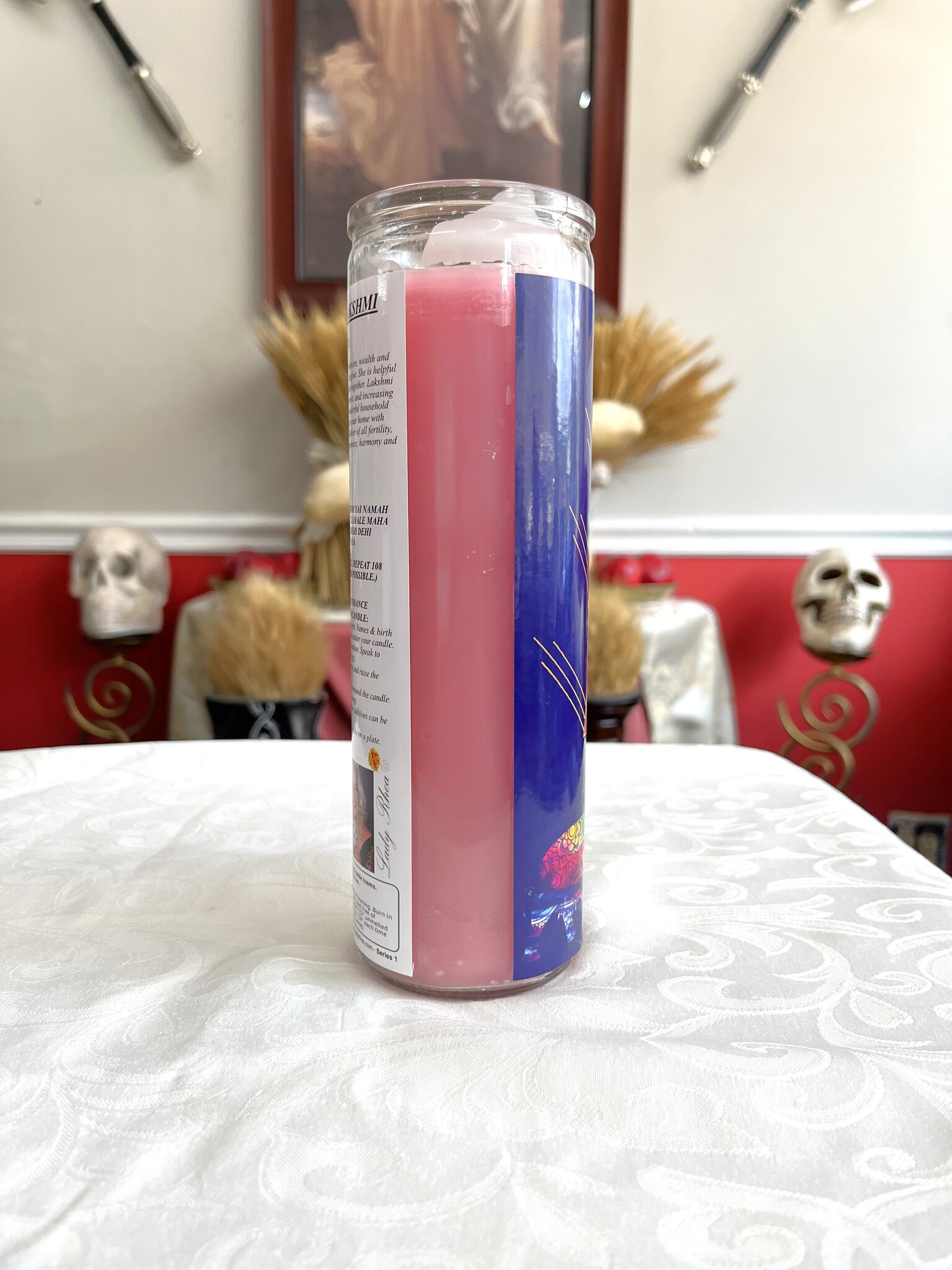 Goddess Lakshmi 7 Day Candle