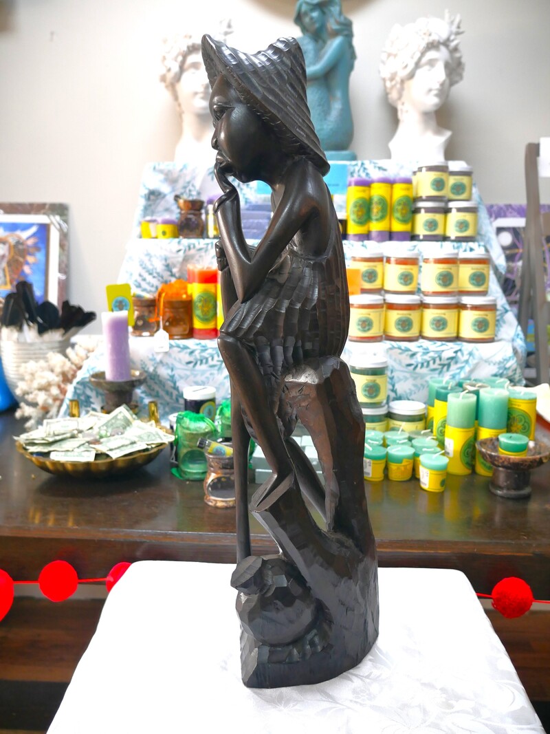 Carved Tao-Jose Statue 24in
