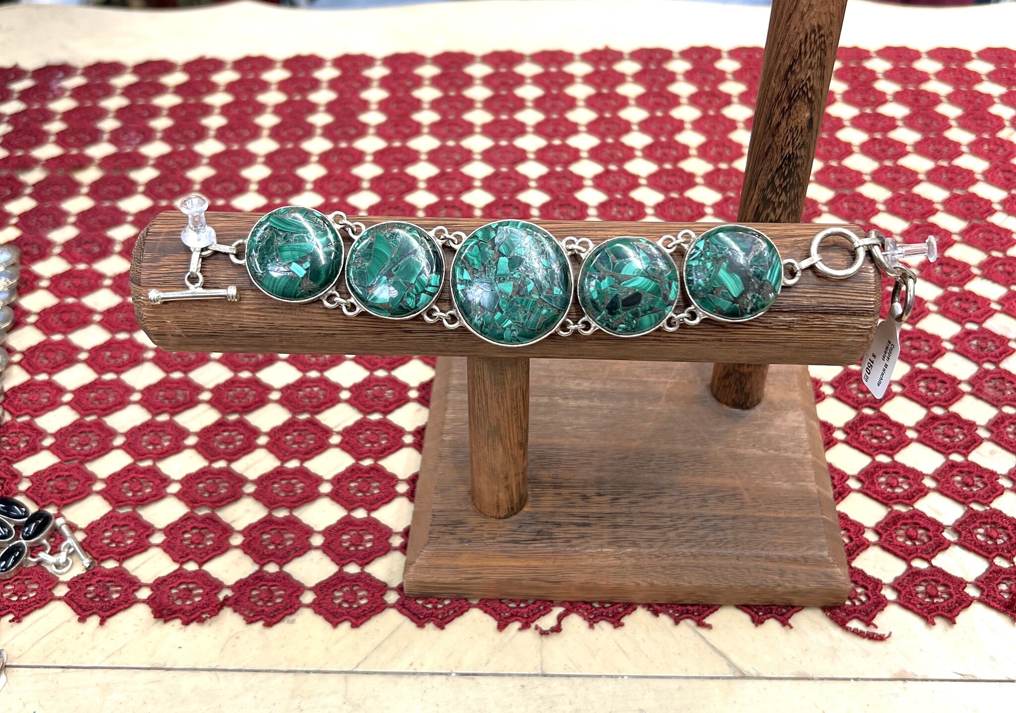 Copper Malachite Bracelet