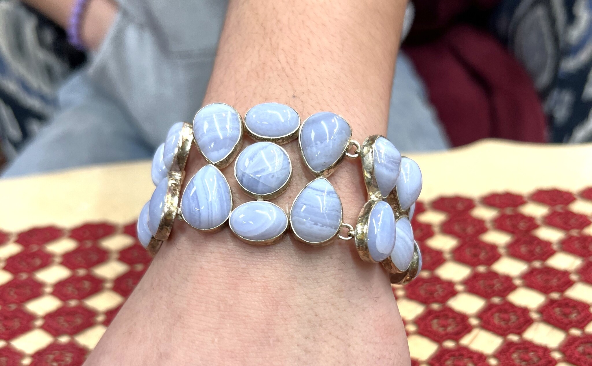 Blue Lace Agate Bracelet