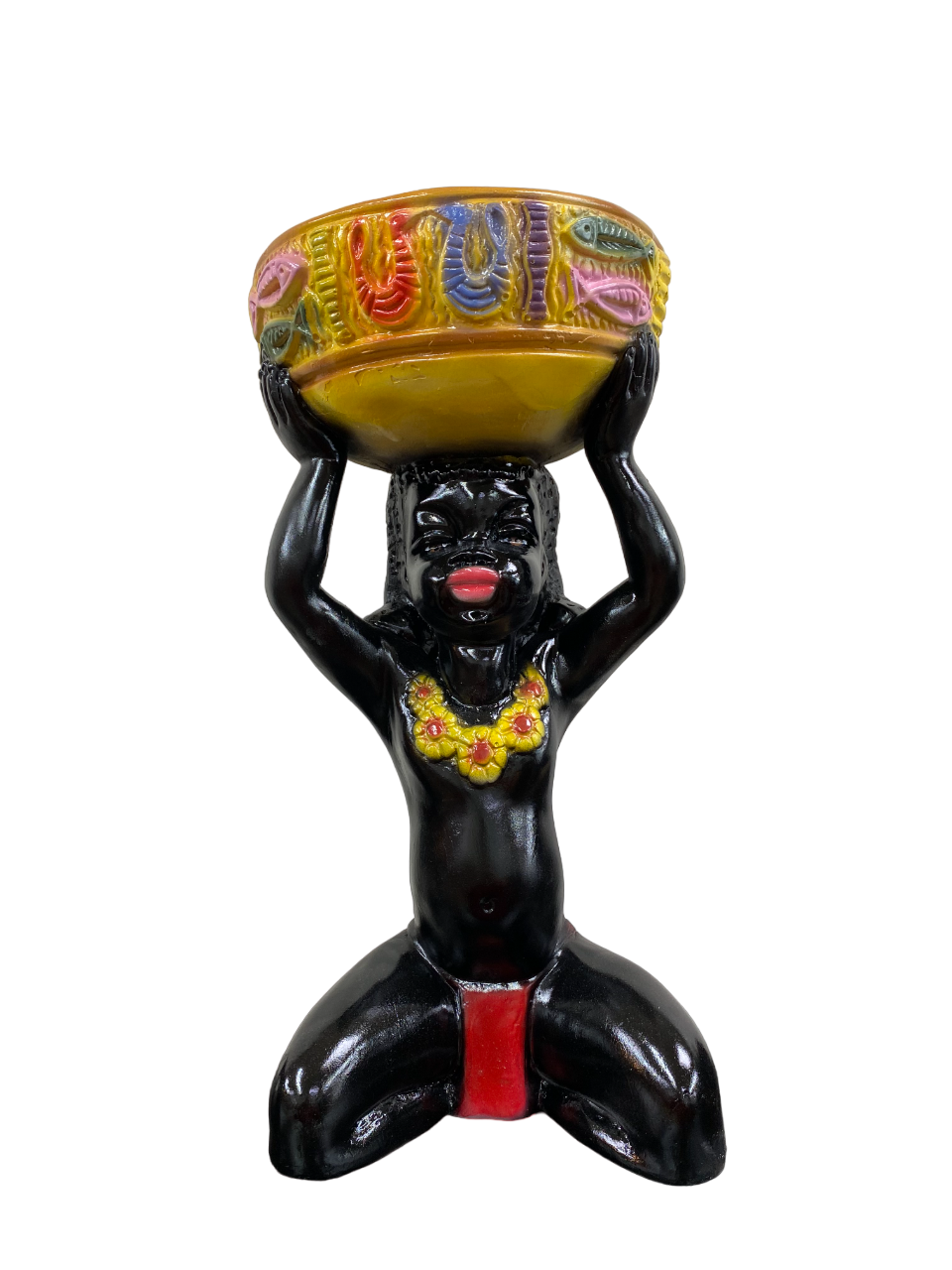 Africana Statue / Basket