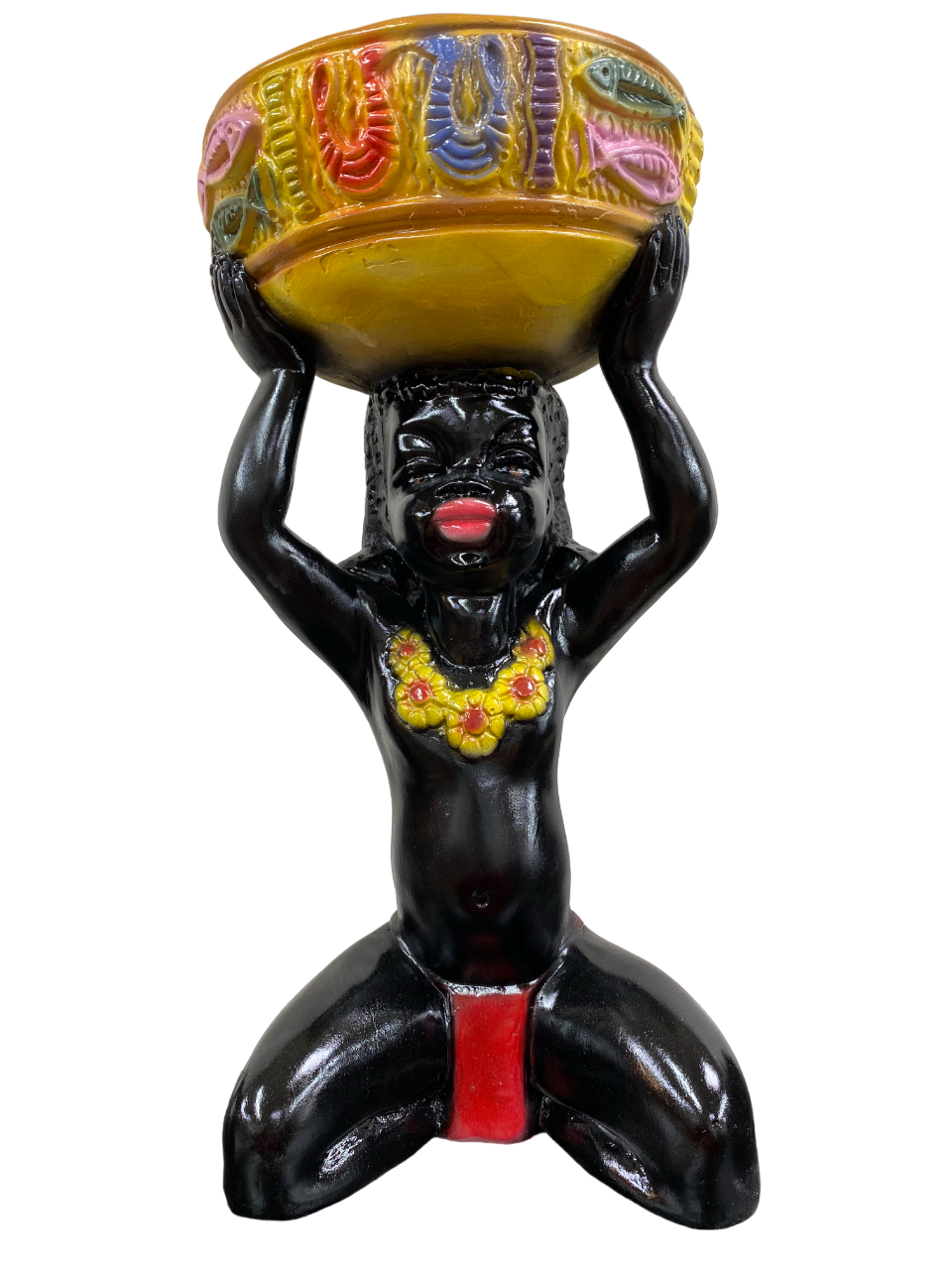 Africana Statue / Basket