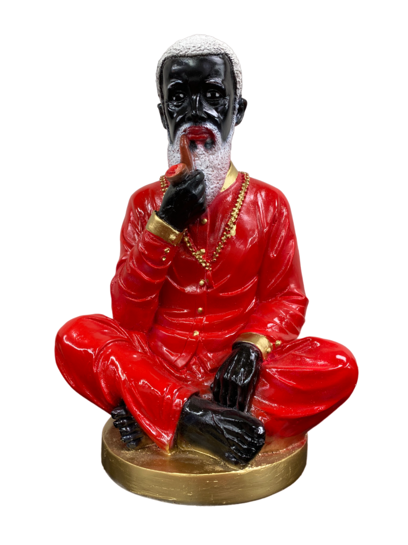 Papa Candelo Red Suit 12" Statue