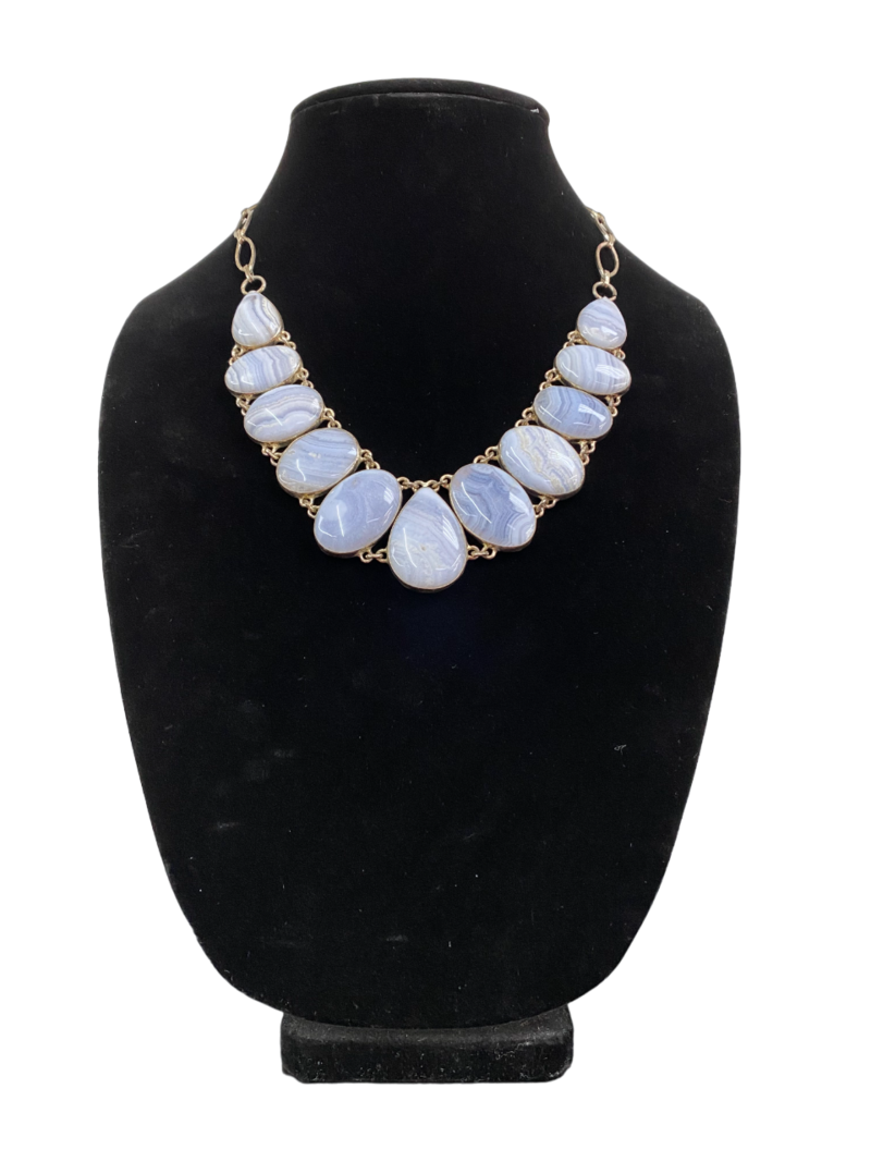 Blue Lace Agate Necklace