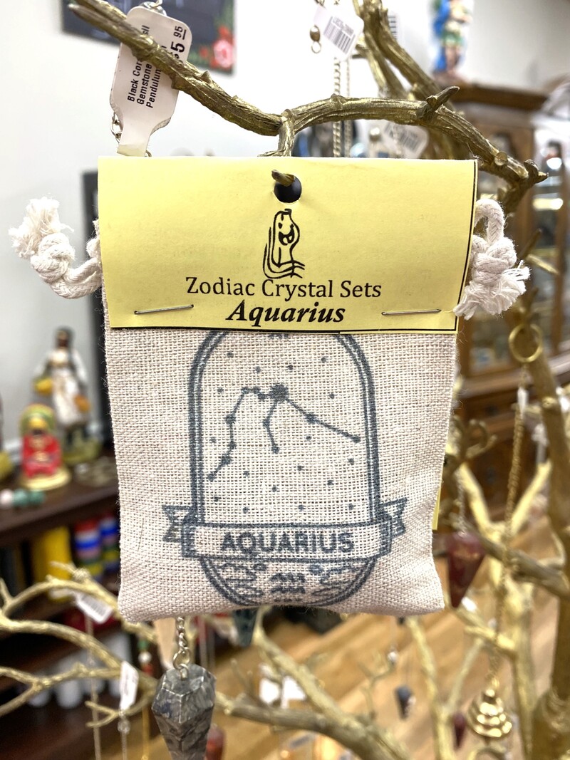 Aquarius Stone Bag (Zodiac)