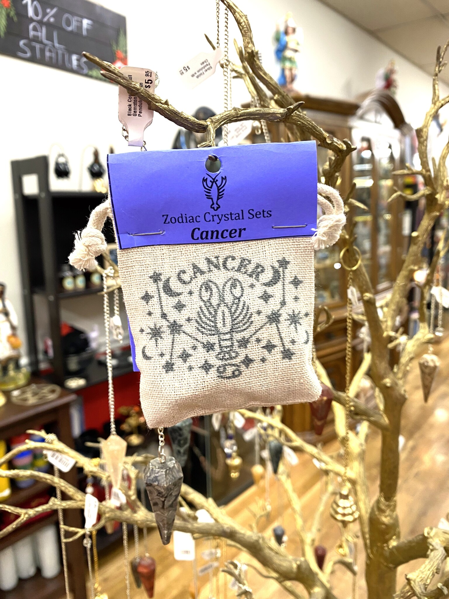 Cancer Stone Bag (Zodiac )