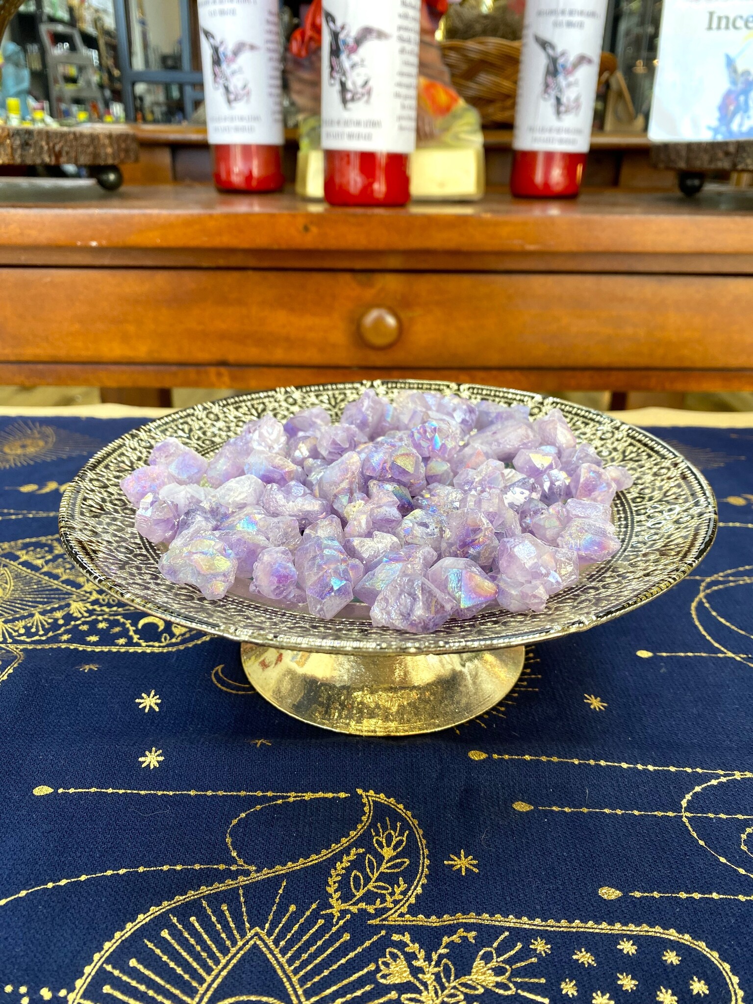 Aura Amethyst Crystal