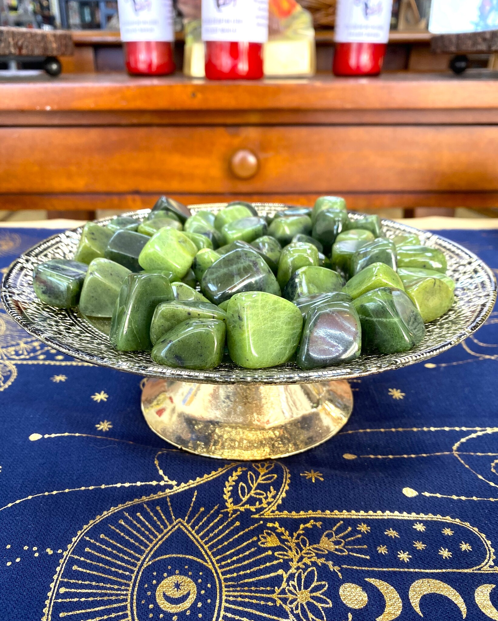 Serpentine Tumbled Stones