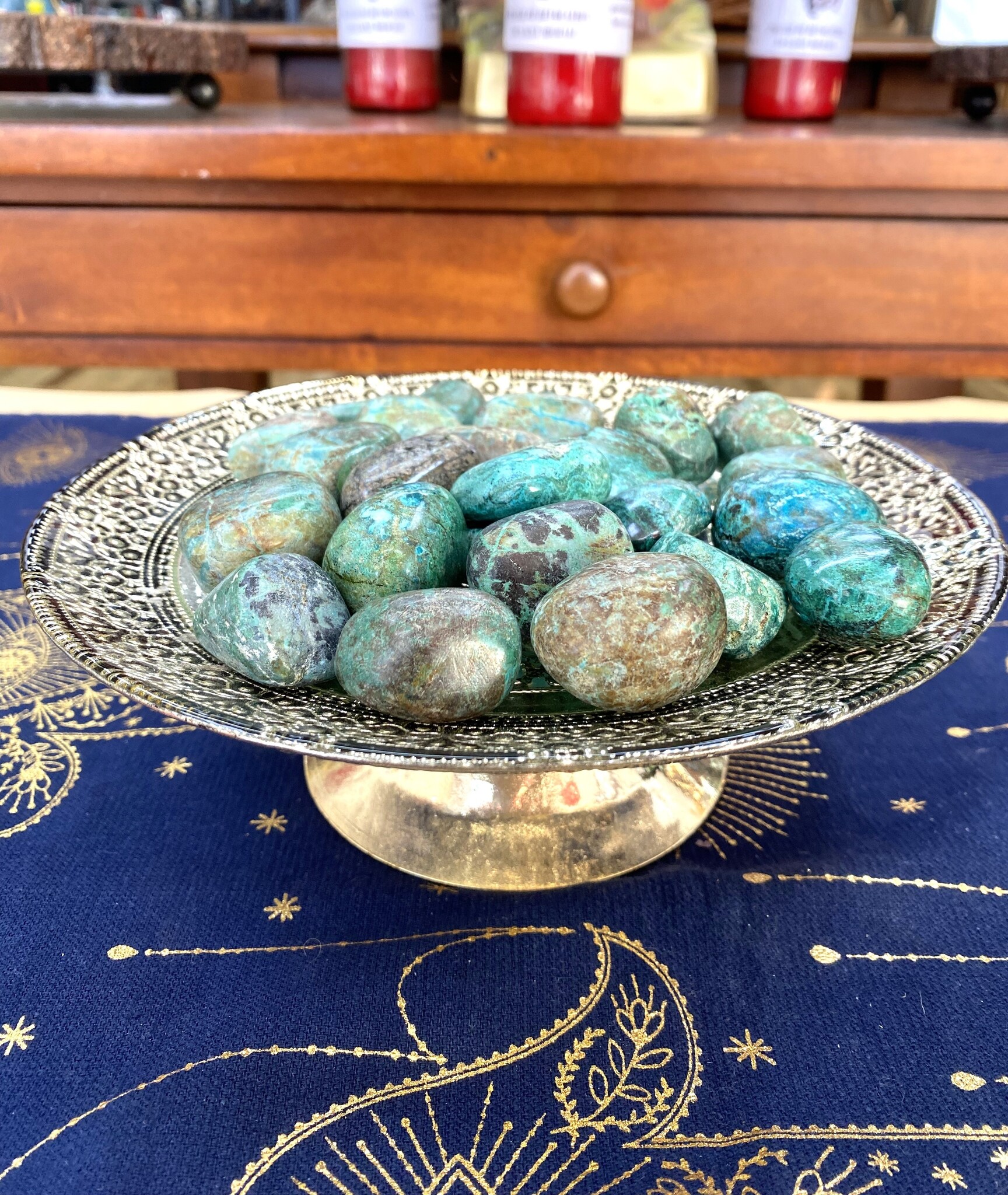 Chrysocolla Tumbled Stone