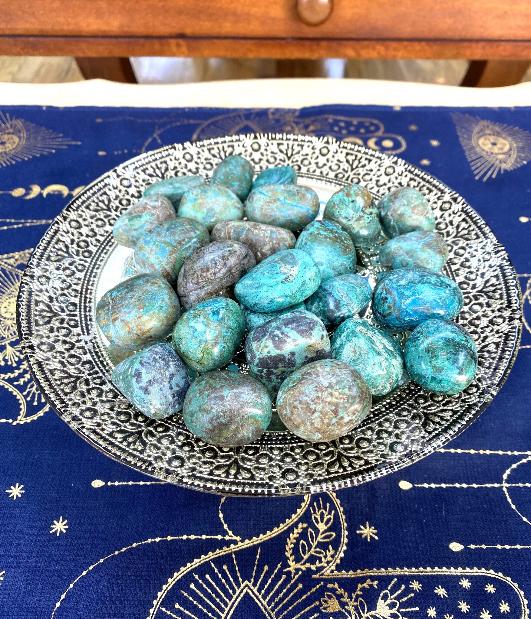 Chrysocolla Tumbled Stone