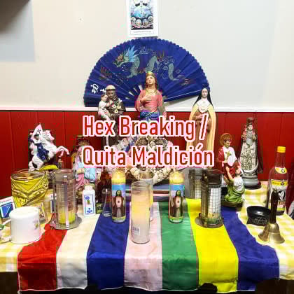 Hex Breaking / Quita Maldición  Altar Candle Burning Service
