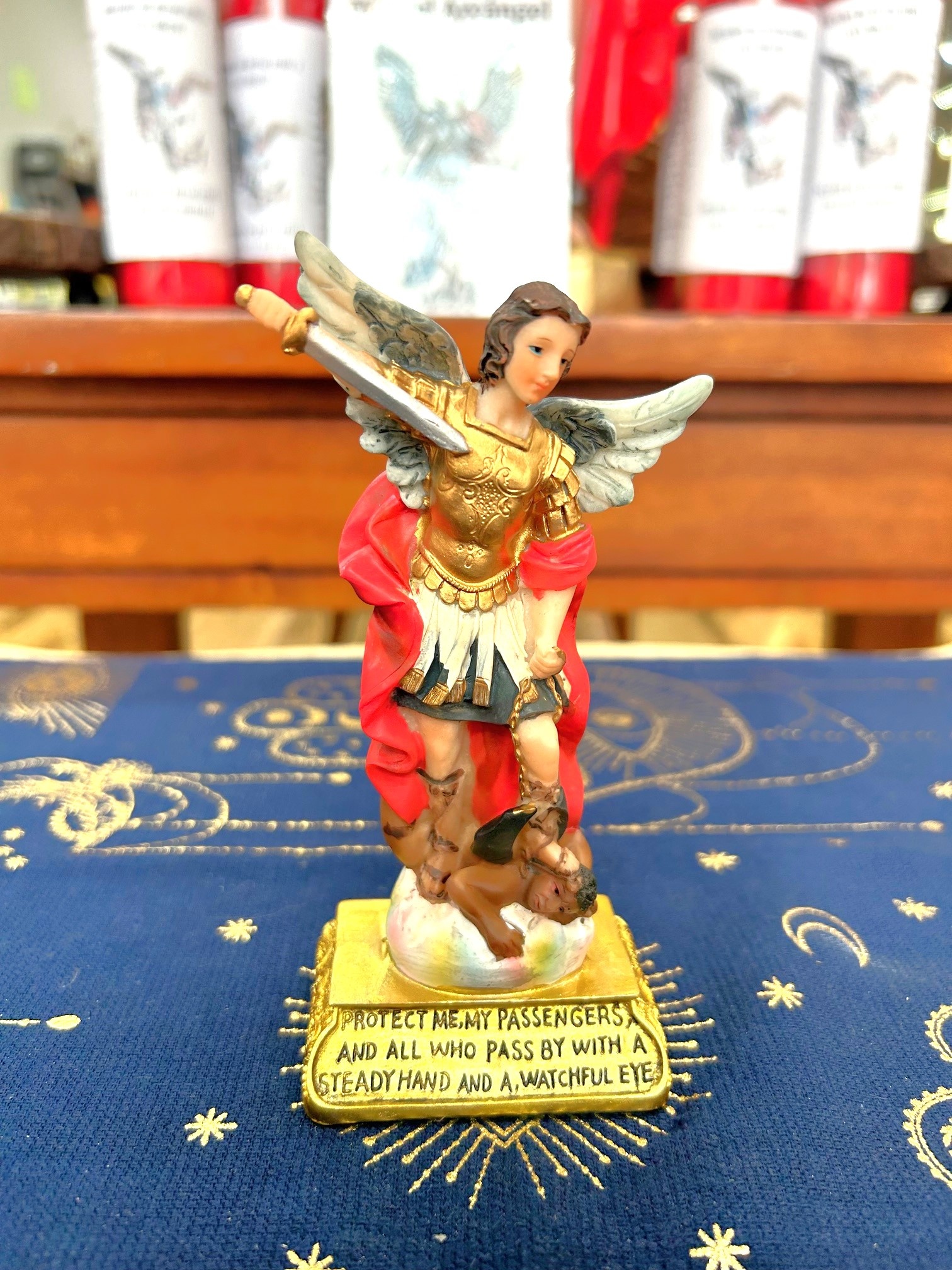 St. Michael 5" (San Miguel) Statue