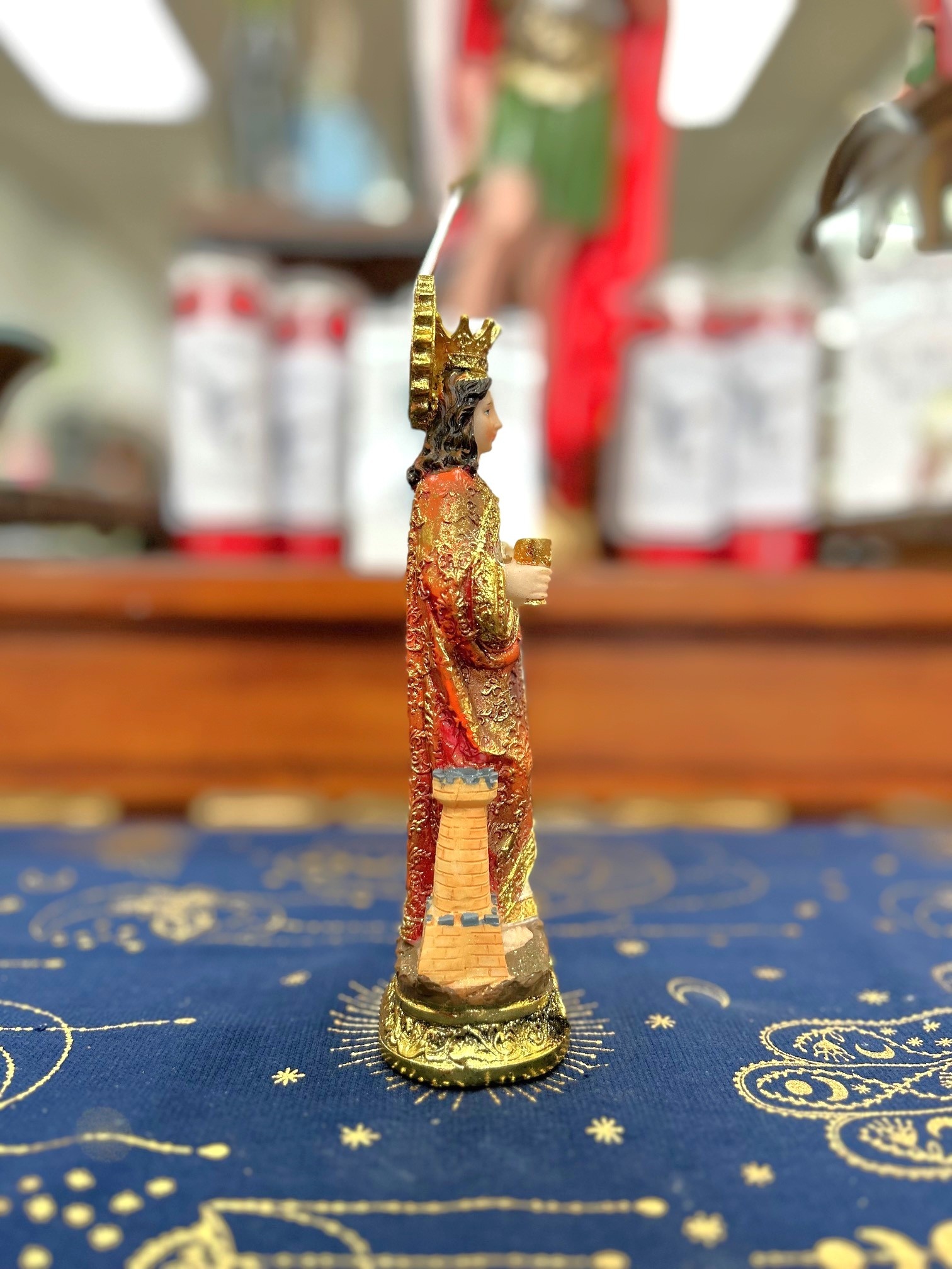 Santa Barbara (Saint) 8" Statue