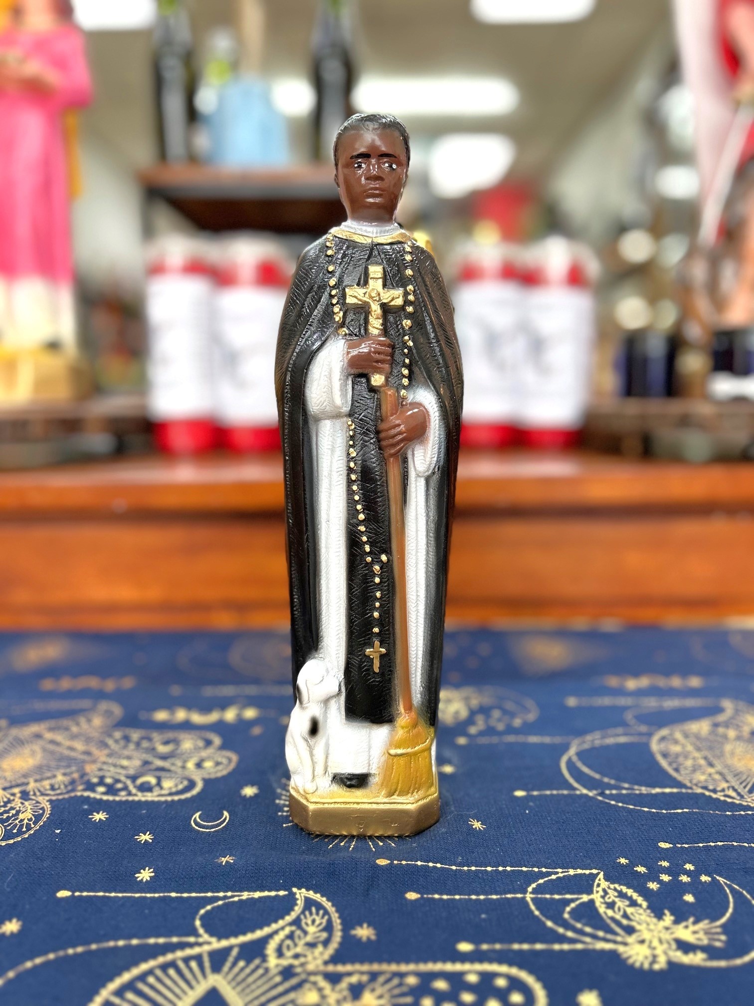 Saint Martin of Porres 12" Statue (San Martin)