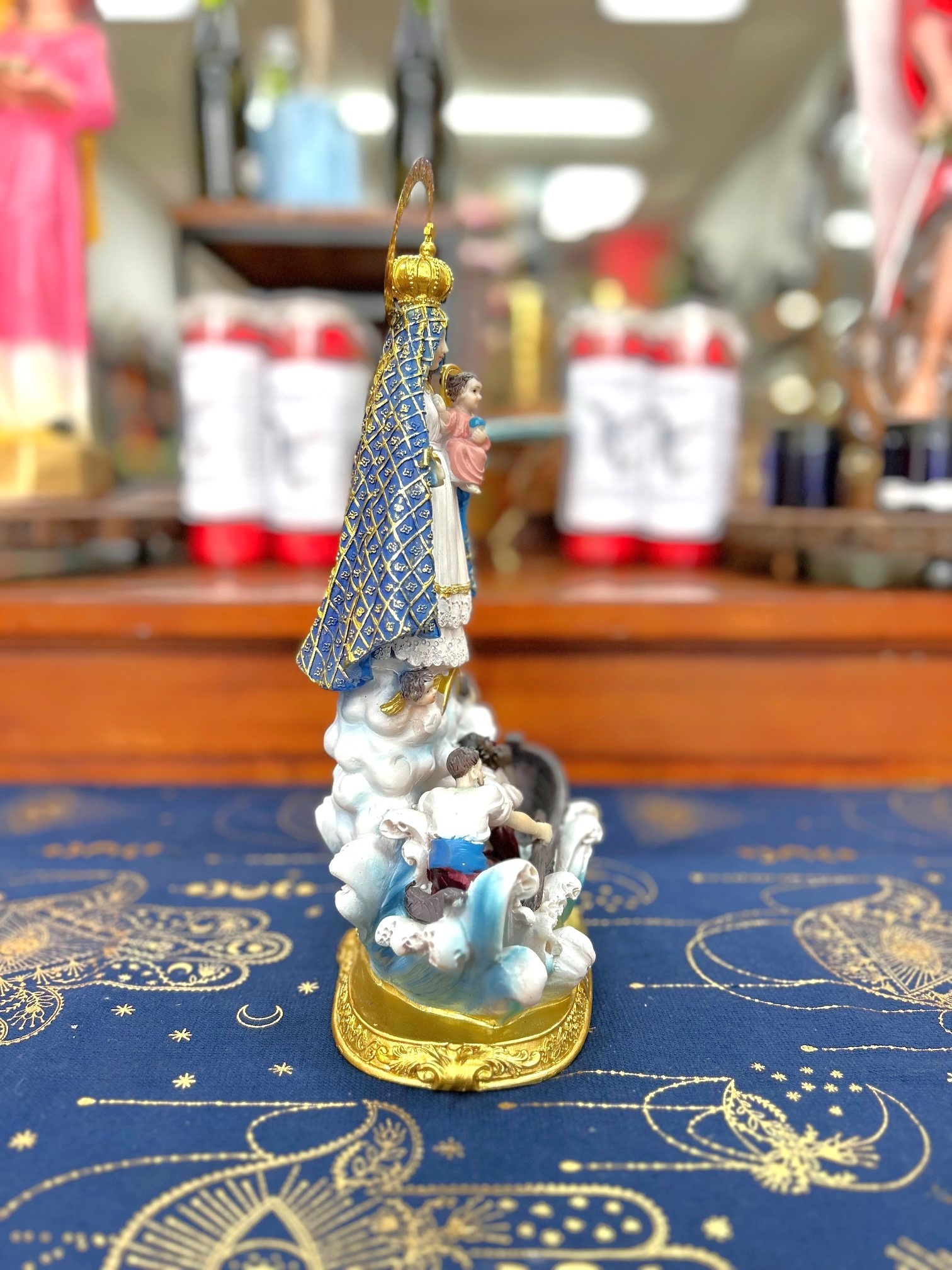 Caridad Del Cobre 12" Statue - Our Lady of Charity