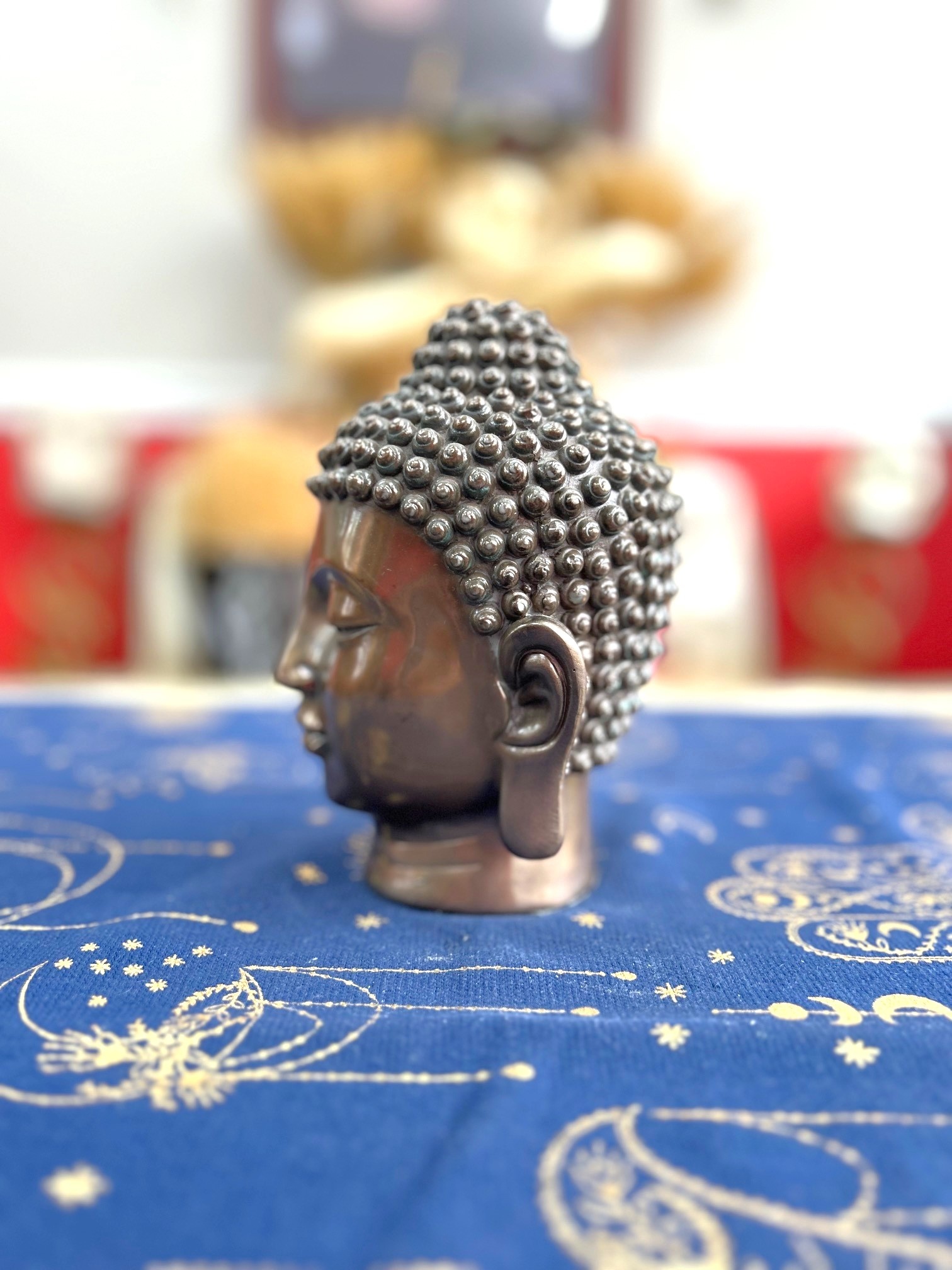 Buddha Head 6.5" Statue