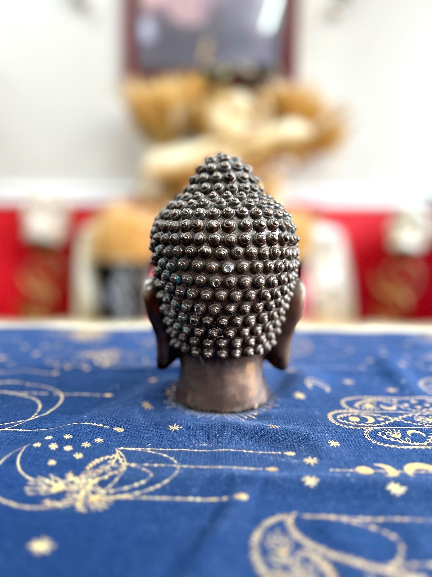 Buddha Head 6.5" Statue