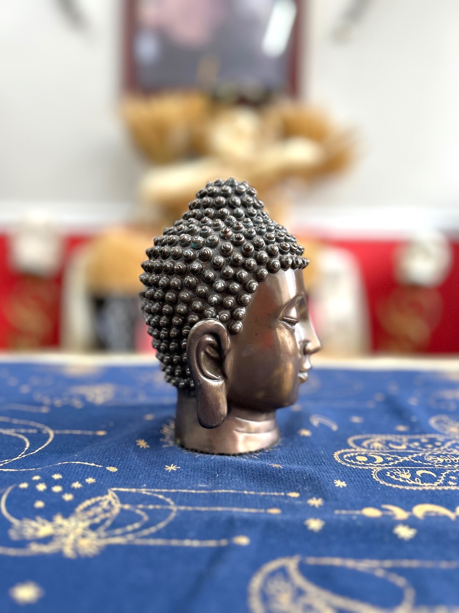 Buddha Head 6.5" Statue