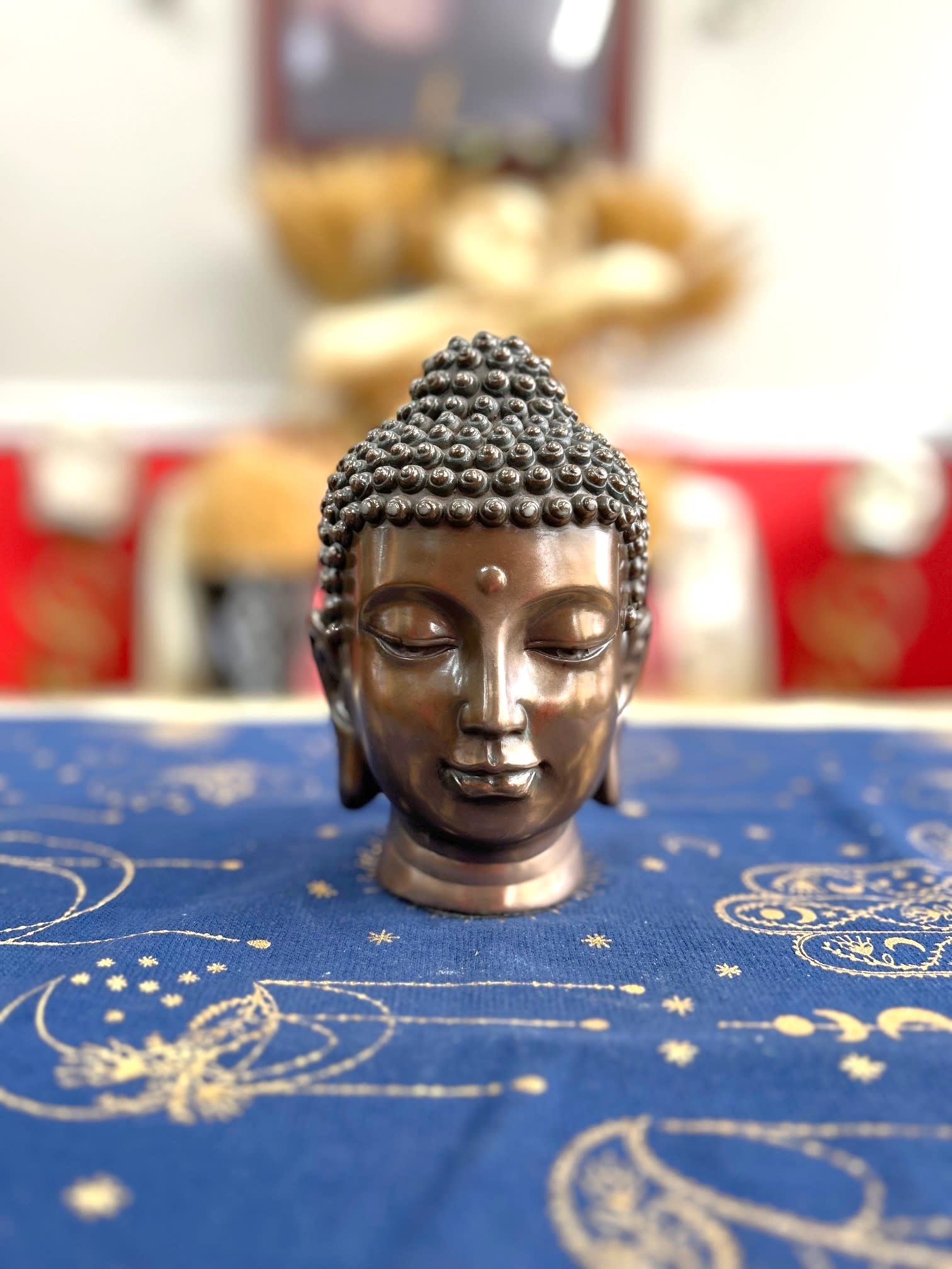 Buddha Head 6.5" Statue