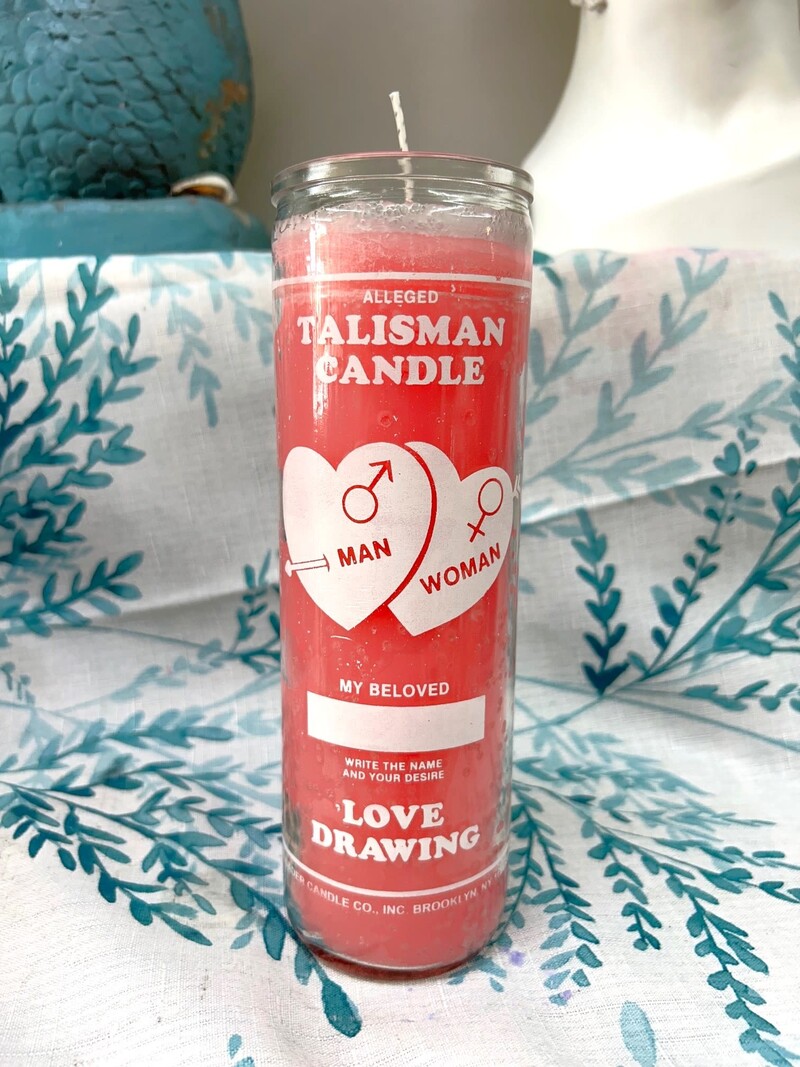 Beloved Love Drawing Talisman 7 Day Candle