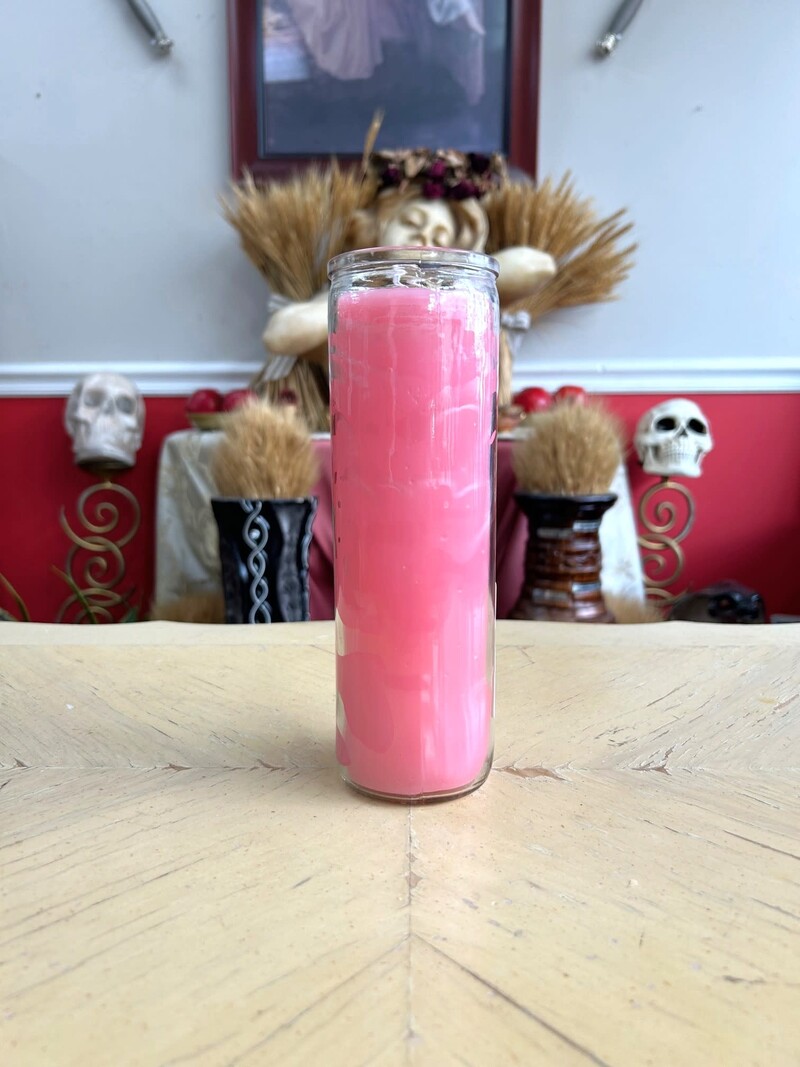 7 Day Candle Pink