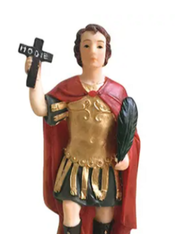 Saint Expedite TT 4" Car Statue (San Expedito)