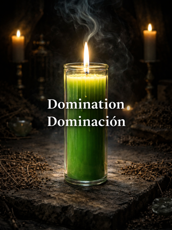 Domination / Dominación  Altar Candle Burning Service