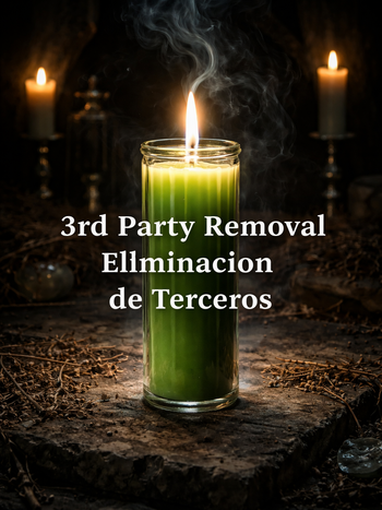 3rd Party Removal/ Eliminación de Terceros Altar Candle Burning Service