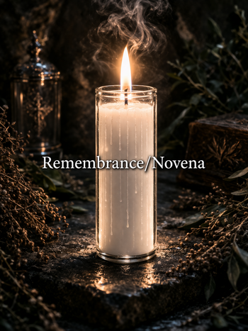 Remembrance/Difunto/Novena Altar Candle Burning Service