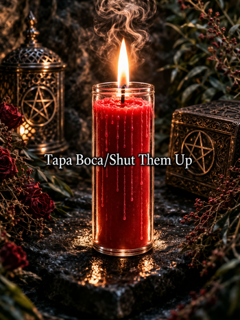 Tapa Boca/Shut Them Up Altar Candle Burning Service