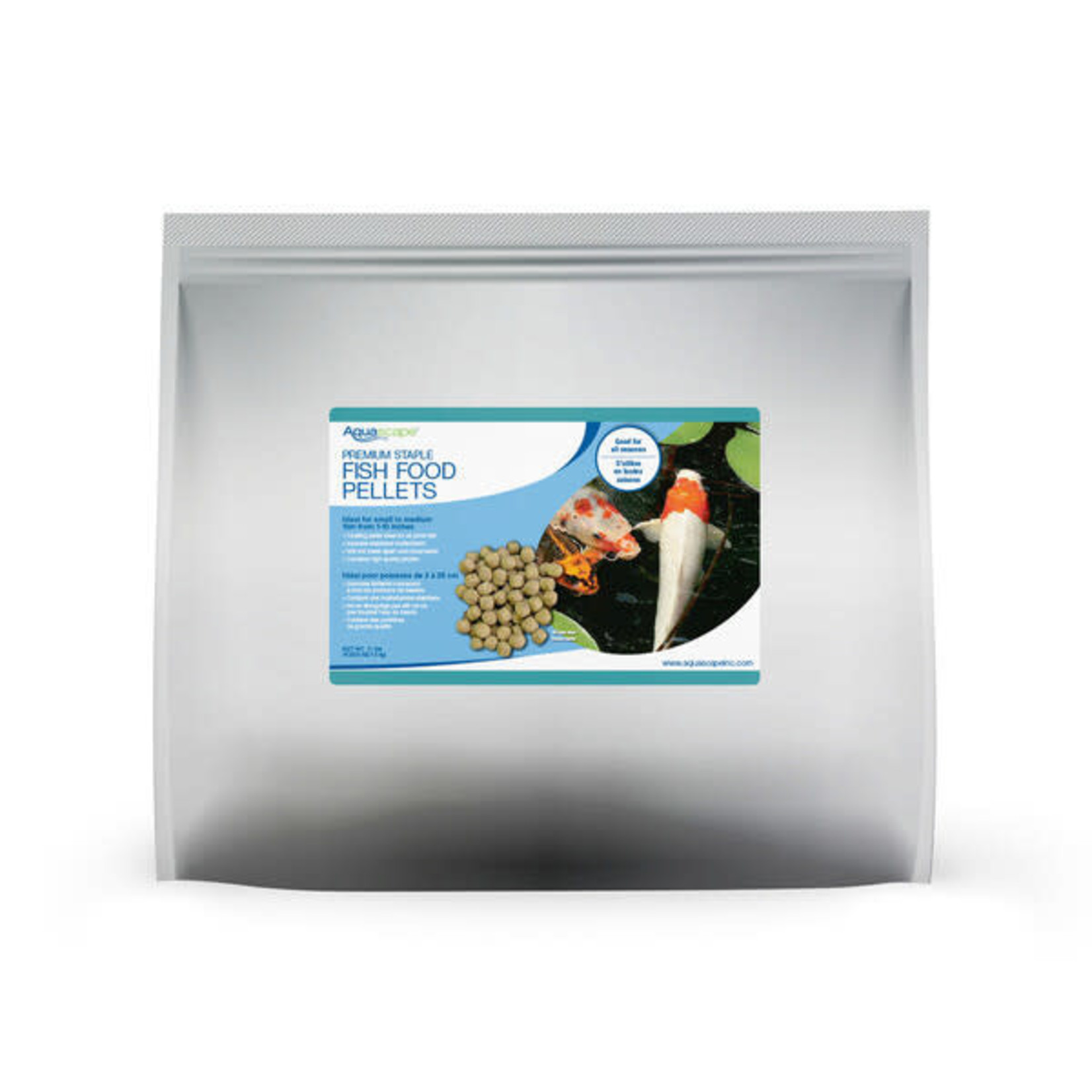 Aquascape Premium Staple Fish Food Pellets - Large Pellets - 11 lbs / 5 kg