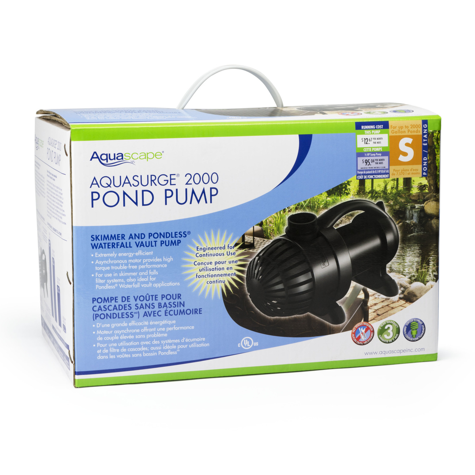 Aquascape Aquasurge 2000 Pump