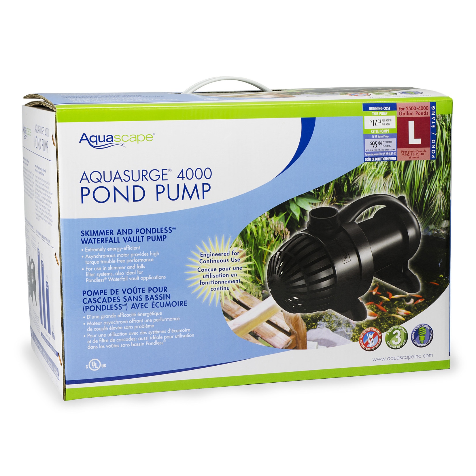 Aquascape Aquasurge 4000 Pump