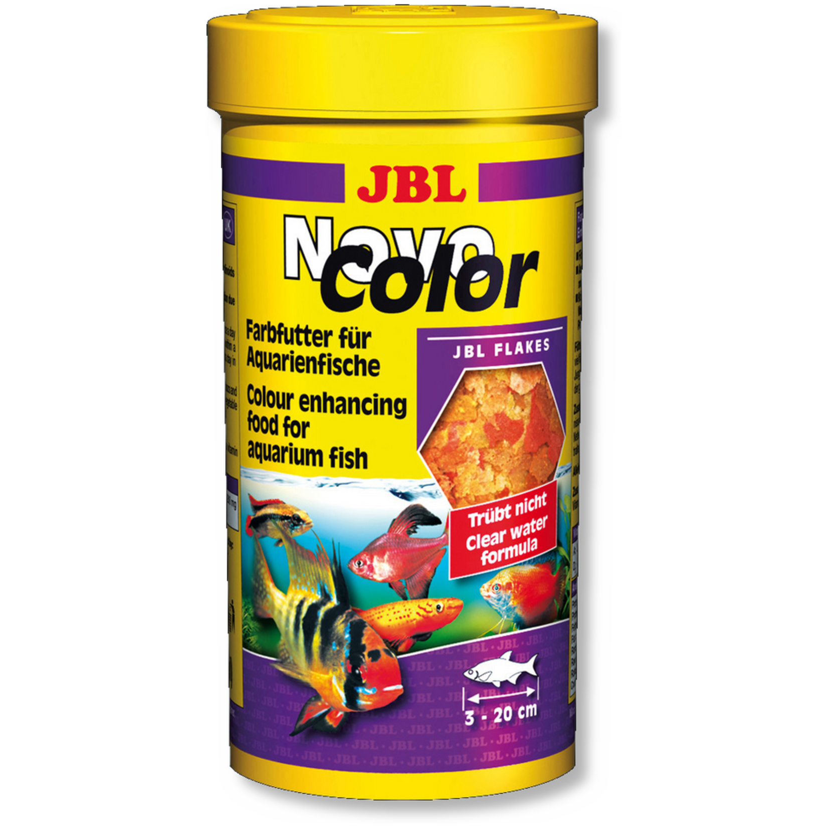 JBL JBL NovoColor Fish Food Flakes - 250ml