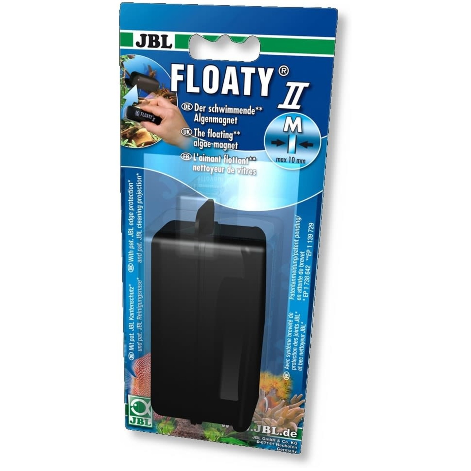 JBL JBL FLOATY II Magnetic Glass Cleaner - 10mm Glass